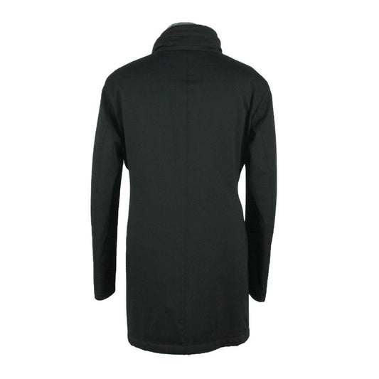 Made in Italy Black Wool Men's Jacket