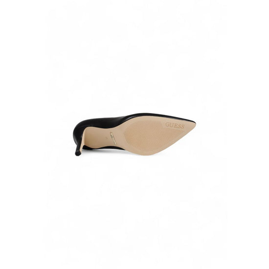 Guess Black Leather Sandal