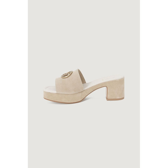 Guess Beige Suede Leather Sandal