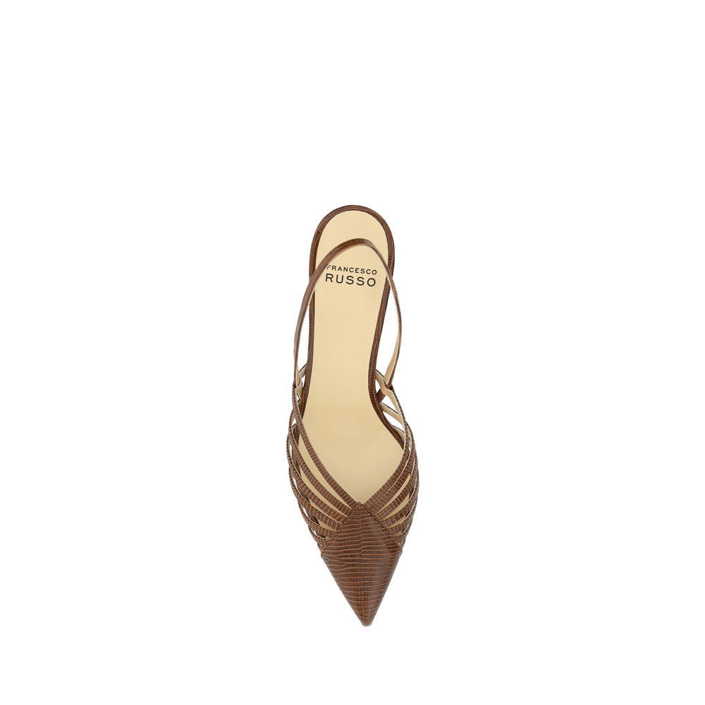Francesco Russo Cut-out detail pumps