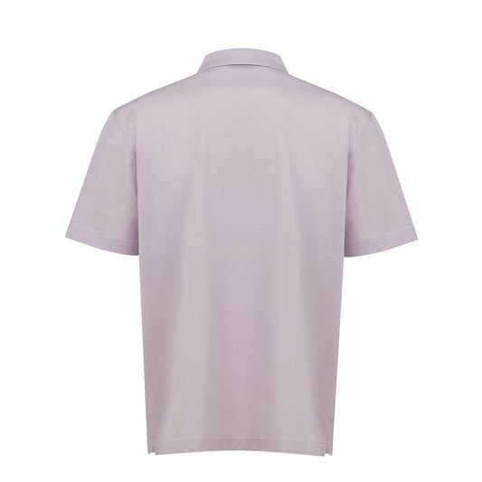 Canali Purple Cotton Polo Shirt