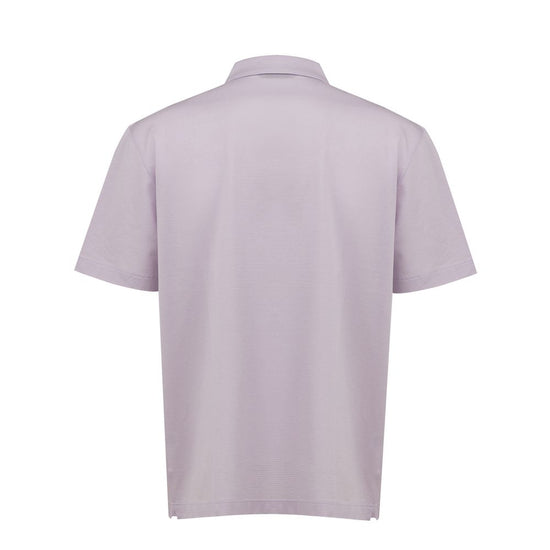 Canali Purple Cotton Polo Shirt