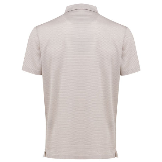 Corneliani White Cotton Polo Shirt
