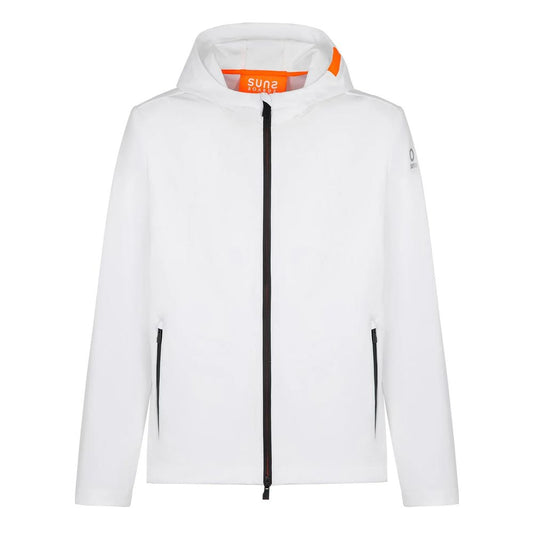 Suns White Polyester Jacket