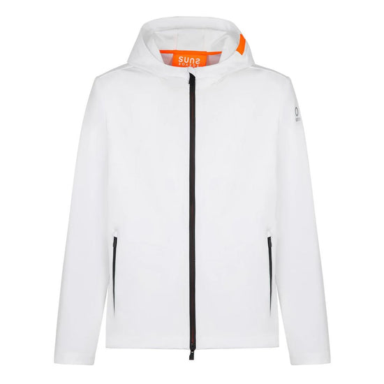 Suns White Polyester Jacket