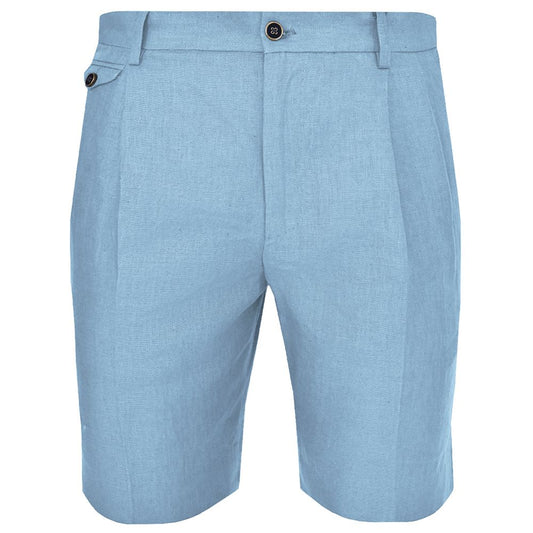 Dolce & Gabbana Light Blue Linen Short