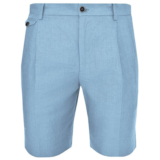 Dolce & Gabbana Light Blue Linen Short