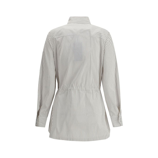 Fendi Striped Shirt Jacket
