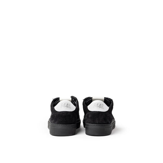 P448 Black Suede Leather Sneaker