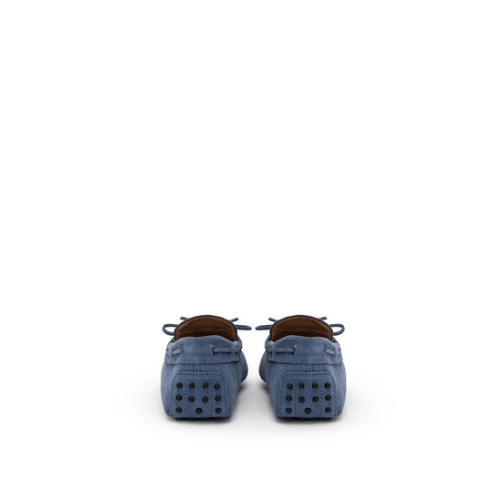 Tod's Turquoise Suede Leather Loafer