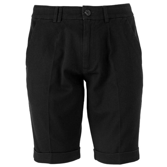 Yes Zee Black Cotton Short