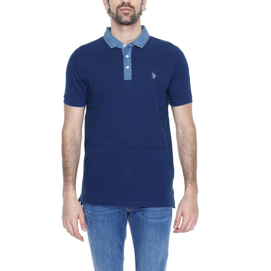 U.S. POLO ASSN. Blue Cotton Polo Shirt