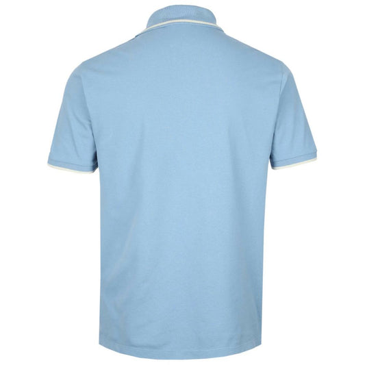 Jacob Cohen Light Blue Cotton Polo Shirt