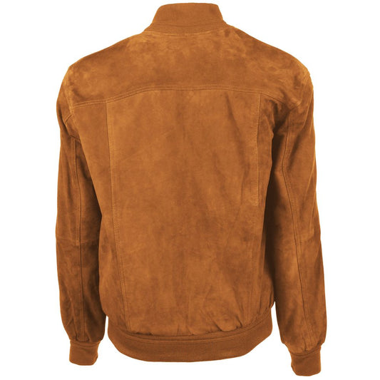 Emilio Romanelli Brown Calfskin Jacket