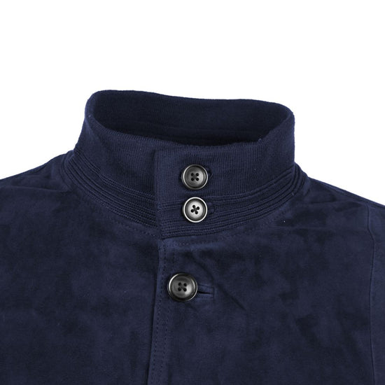 Emilio Romanelli Blue Calfskin Jacket