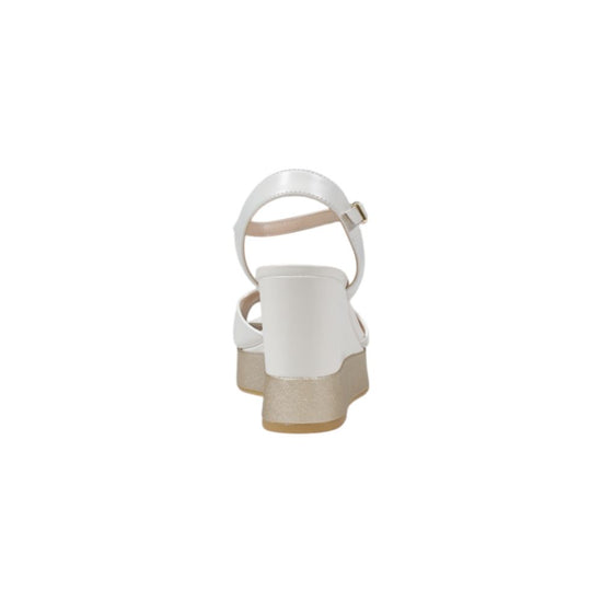 Liu Jo Cream Leather Sandal