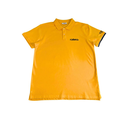 Iceberg Yellow Cotton Men Polo Shirt