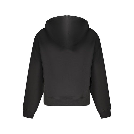 Tommy Hilfiger Black Cotton Women Hoodie
