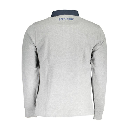 La Martina Brown Cotton Men Polo Shirt