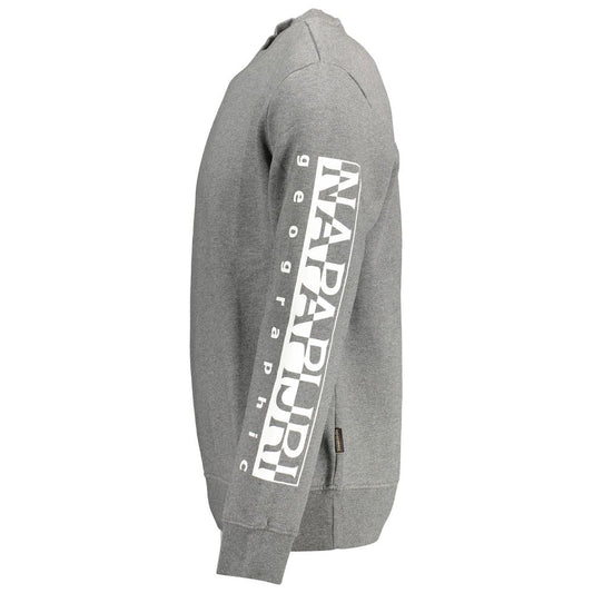 Napapijri Brown Cotton Men Sweater