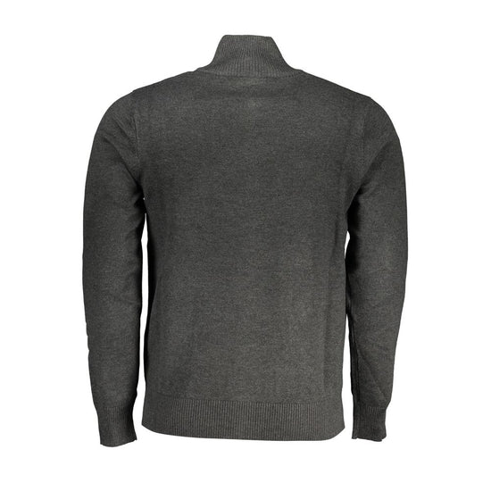 U.S. Grand Polo Brown Nylon Men Cardigan