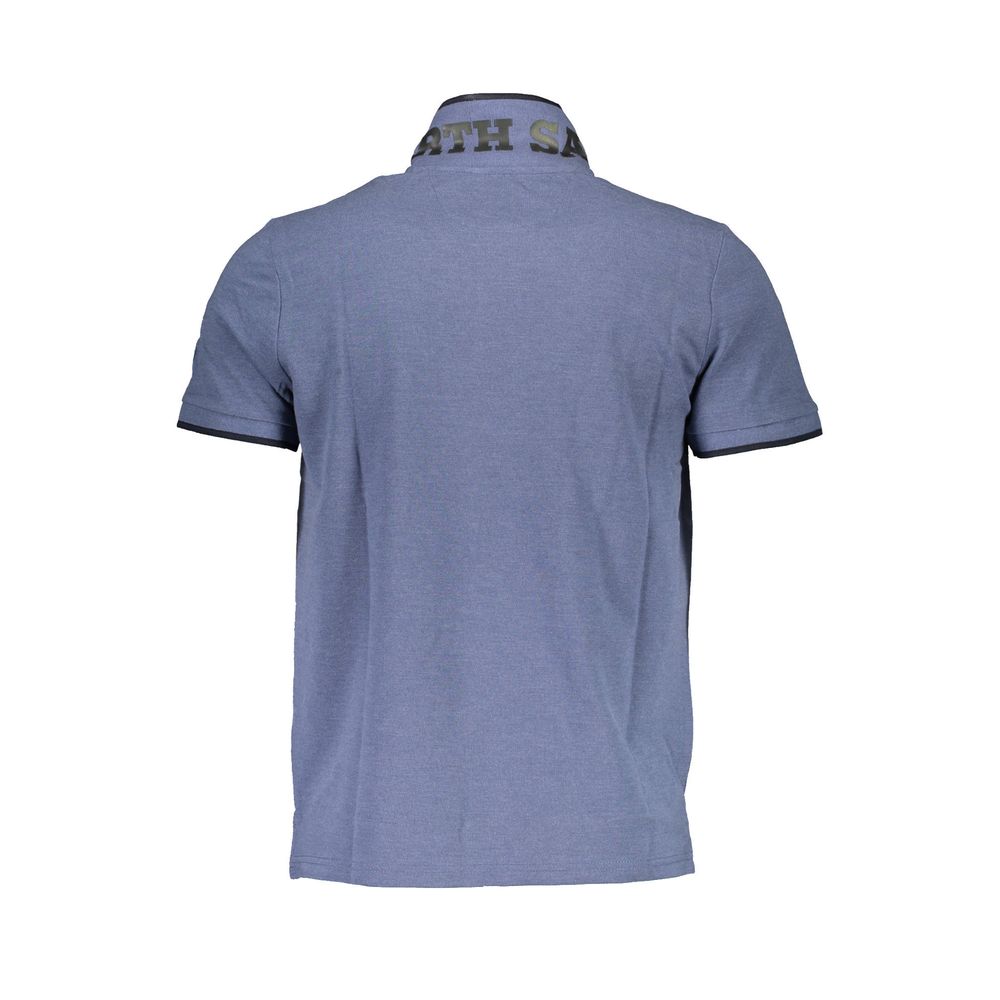 North Sails Blue Cotton Men Polo Shirt