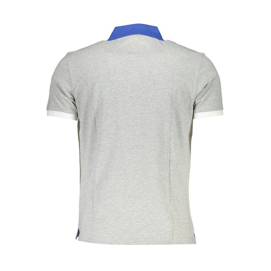 La Martina Brown Cotton Men Polo Shirt