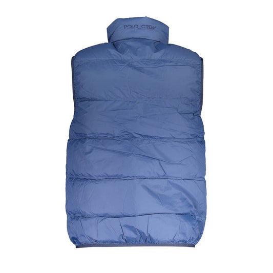 La Martina Blue Polyamide Men Jacket