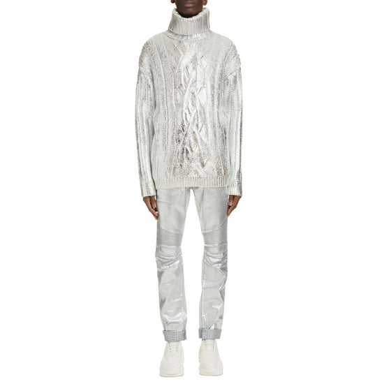 Balmain Brown Wool Sweater