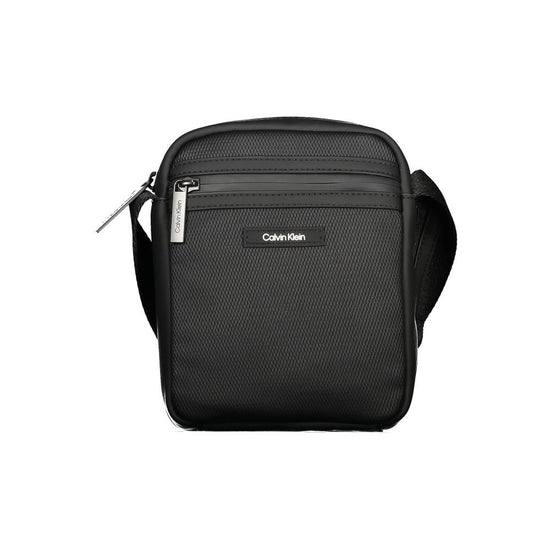 Calvin Klein Black Polyester Men Shoulder Bag