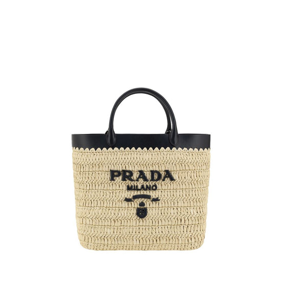 Prada Woven raffia Tote Bag