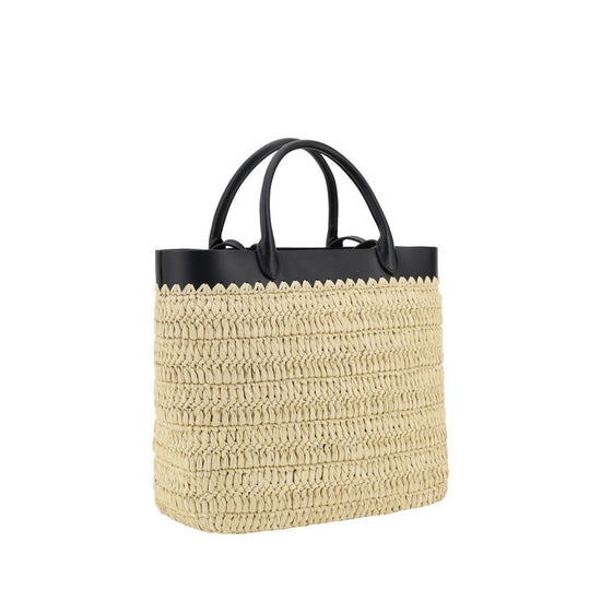 Prada Woven raffia Tote Bag