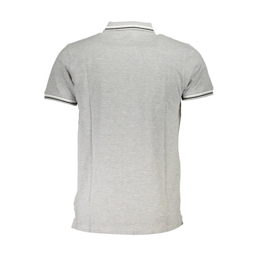 Cavalli Class Brown Cotton Men Polo Shirt