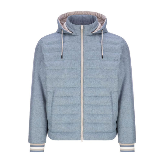 Herno Blue Silk Jacket