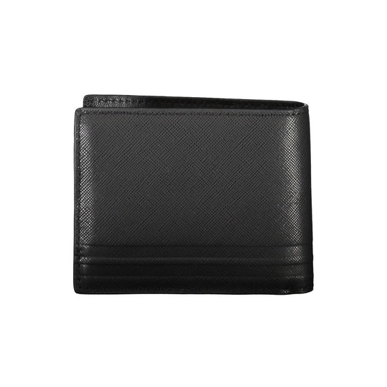 Tommy Hilfiger Black Leather Mens Wallet
