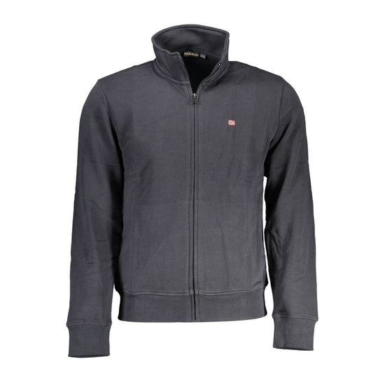 Napapijri Black Cotton Men Sweater