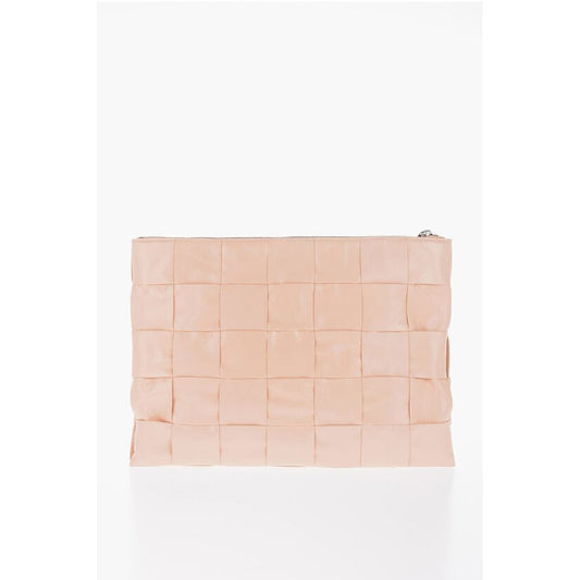 Bottega Veneta Braided Design Leather Clutch
