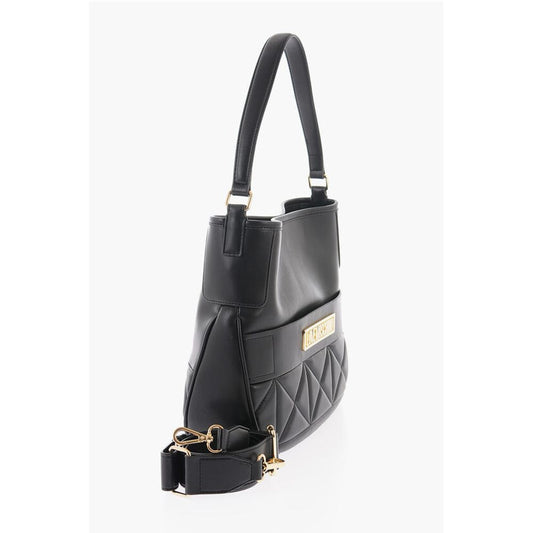 Moschino LOVE Faux Leather Bag with Removable Shoulder Strap