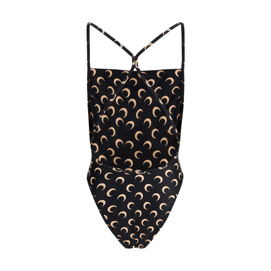 Marine Serre Moon one piece Swimsuit