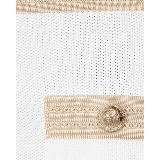 Balmain White Viscose Dress