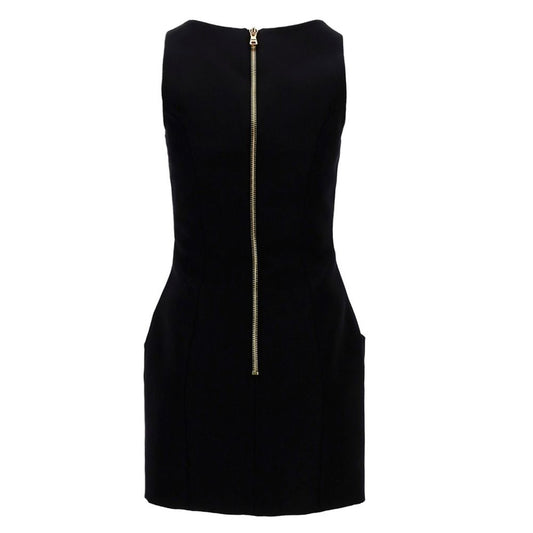 Balmain Black Wool Dress