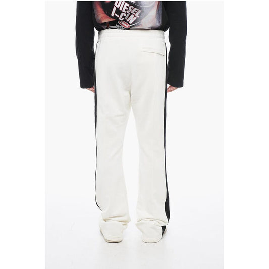 Diesel Brushed Cotton P-ZAMPER Pants With Contrasting Bands