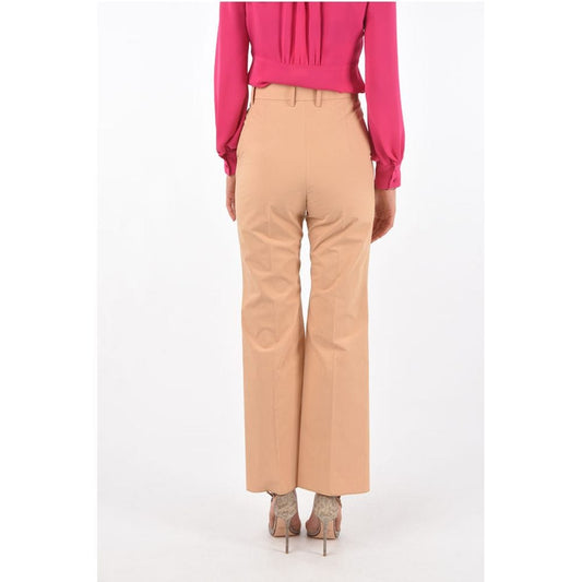 Super Blond Front Pleated FLARED Cotton Pants