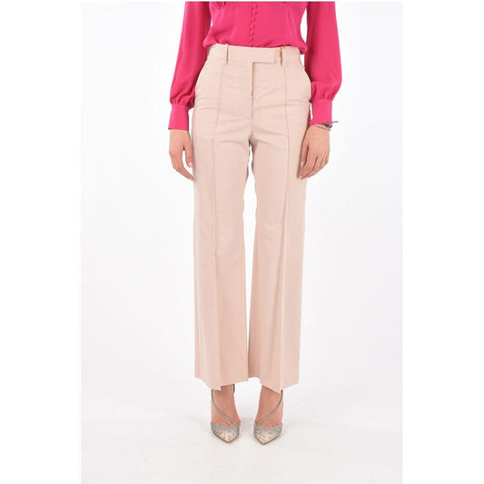 Super Blond Front Pleated FLARED Cotton Pants