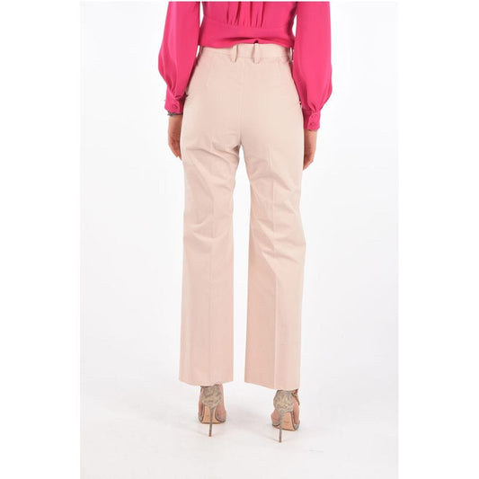 Super Blond Front Pleated FLARED Cotton Pants
