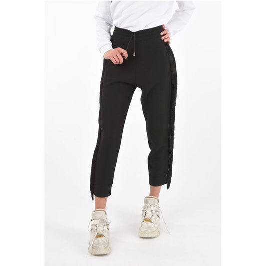 Philipp Plein COUTURE fringed and studded REVENGE jogger pants
