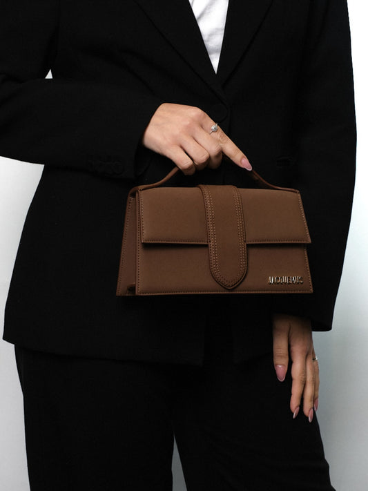 Jacquemus Le Grand Bambino Brown Bag