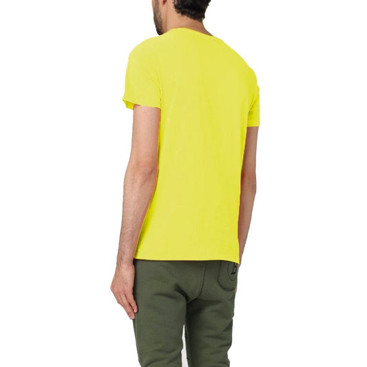 Balmain Yellow Cotton T-Shirt