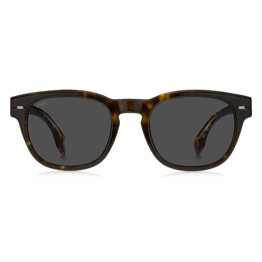Hugo Boss Brown Haircalf Sunglasses