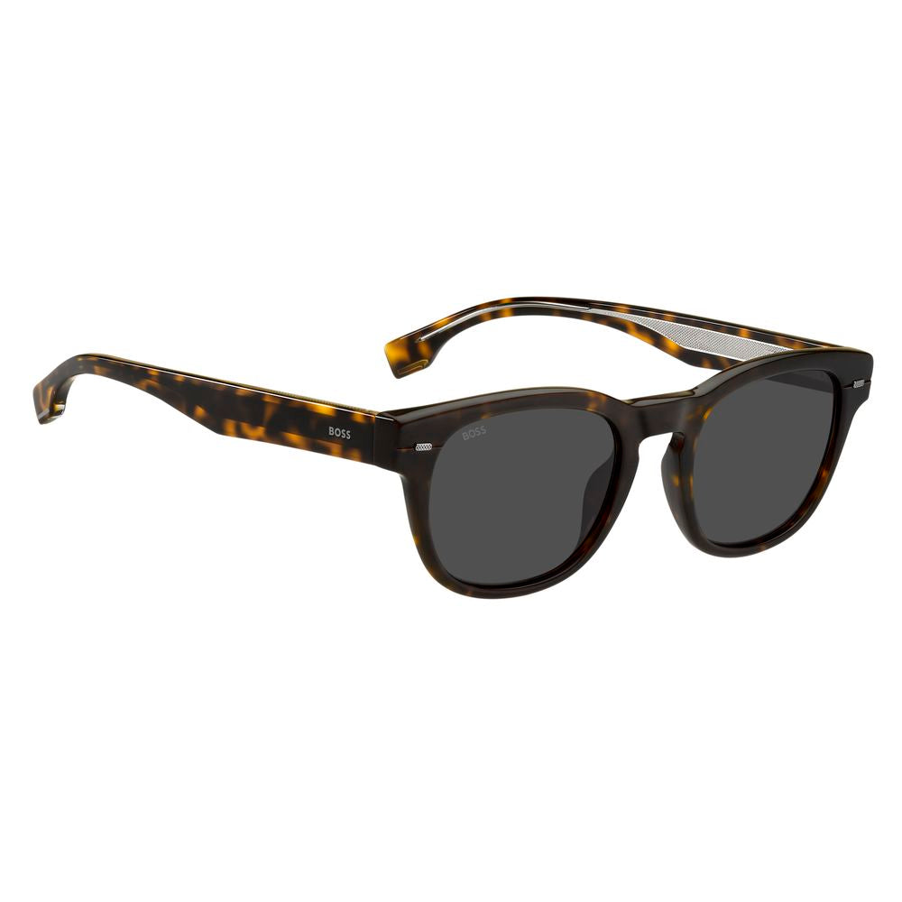 Hugo Boss Brown Haircalf Sunglasses